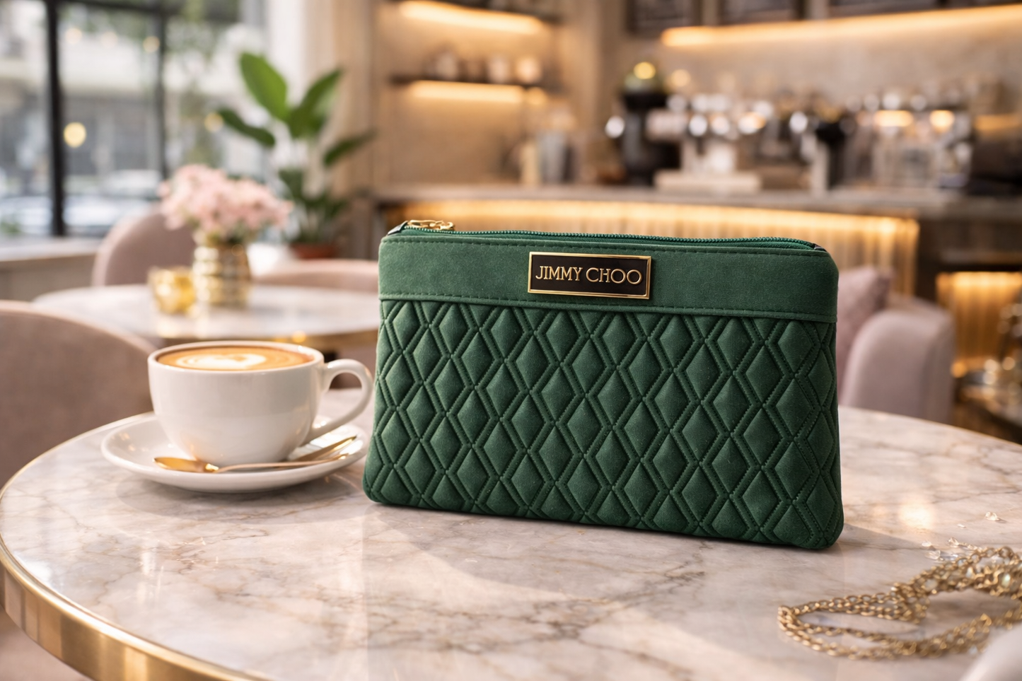 Royal Green Elegance Pouch