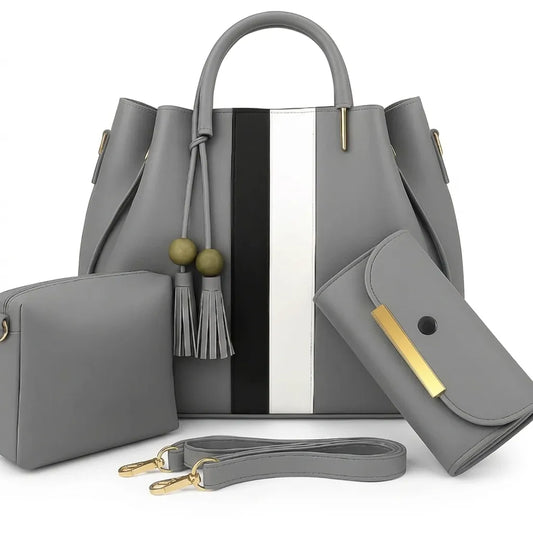 Luxury Women's Handbag 3-Pieces Set (HSB-1009)