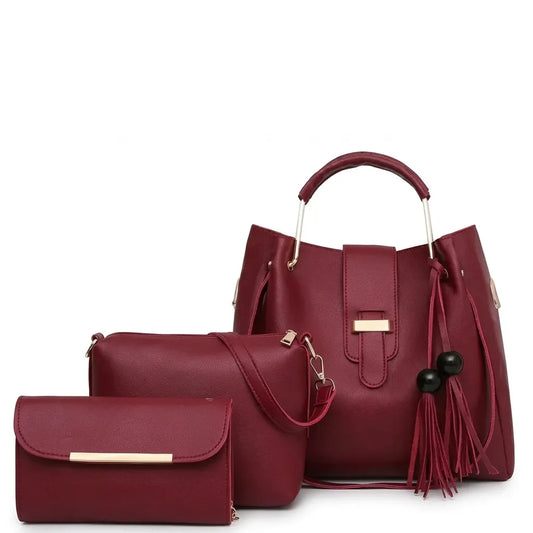 Women’s Handbag 3-Pieces Set (B4U-1016)