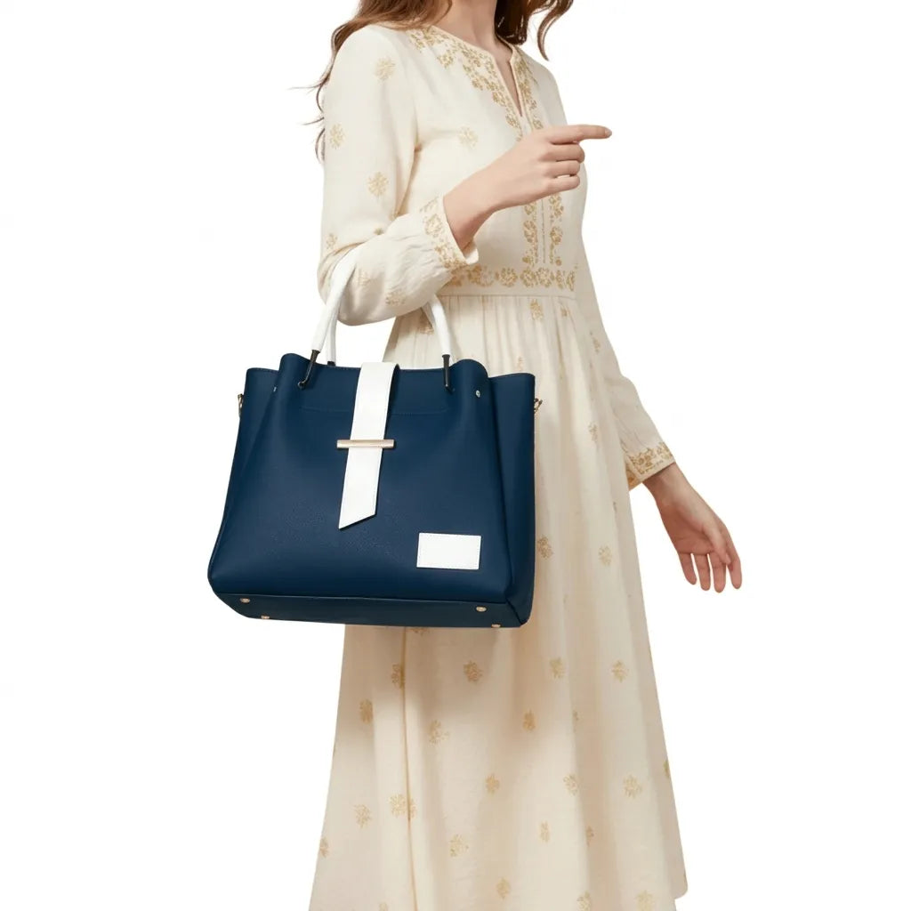 Luxury Women’s Tote Bag with Long Strap (HSB-1017)