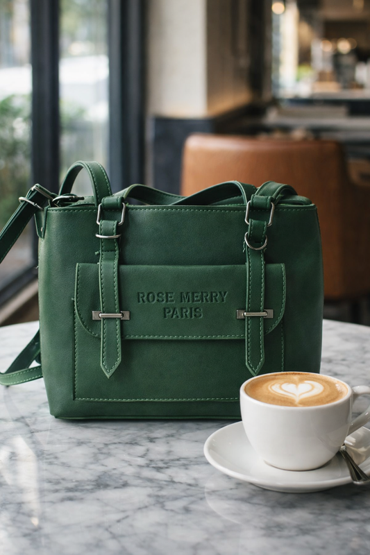 Aurelia Luxe Structured Tote – Classic Brown