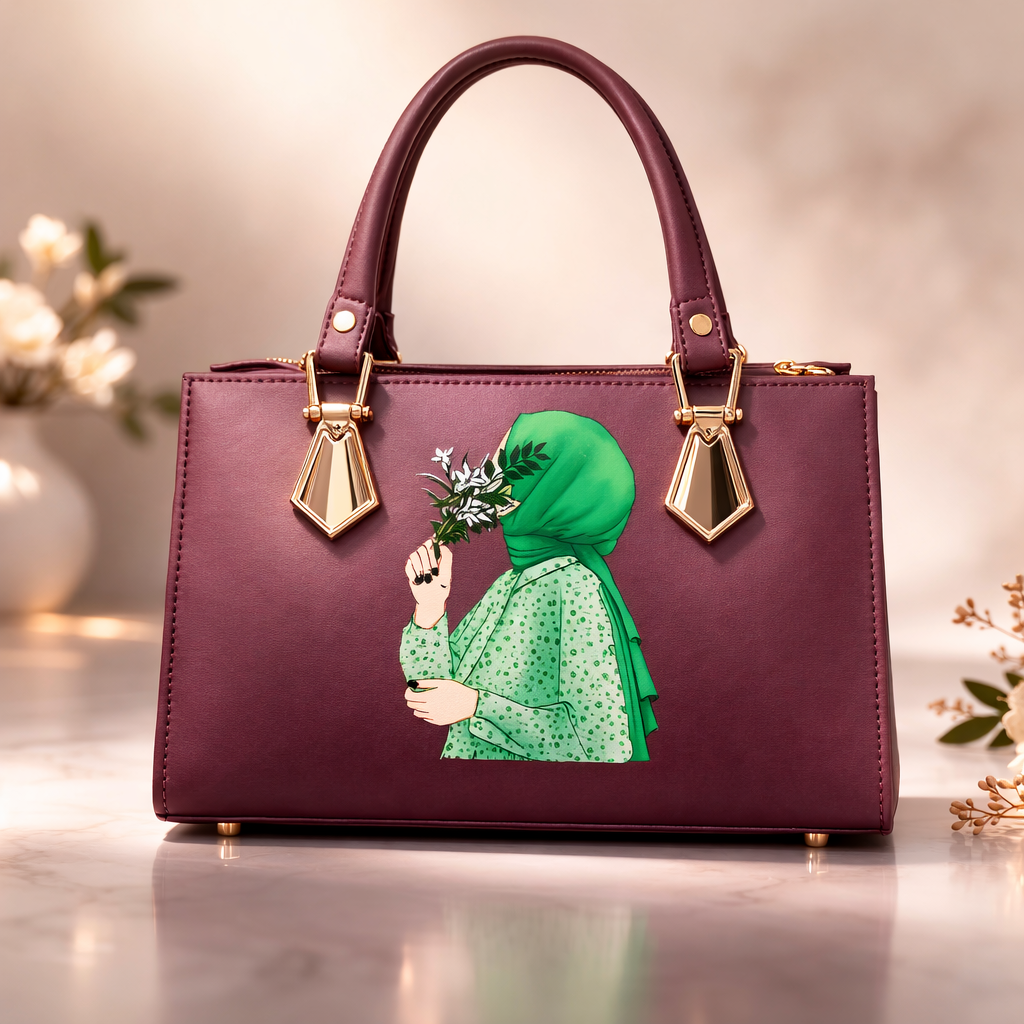 Aurelia Luxe Structured Tote – Classic Brown