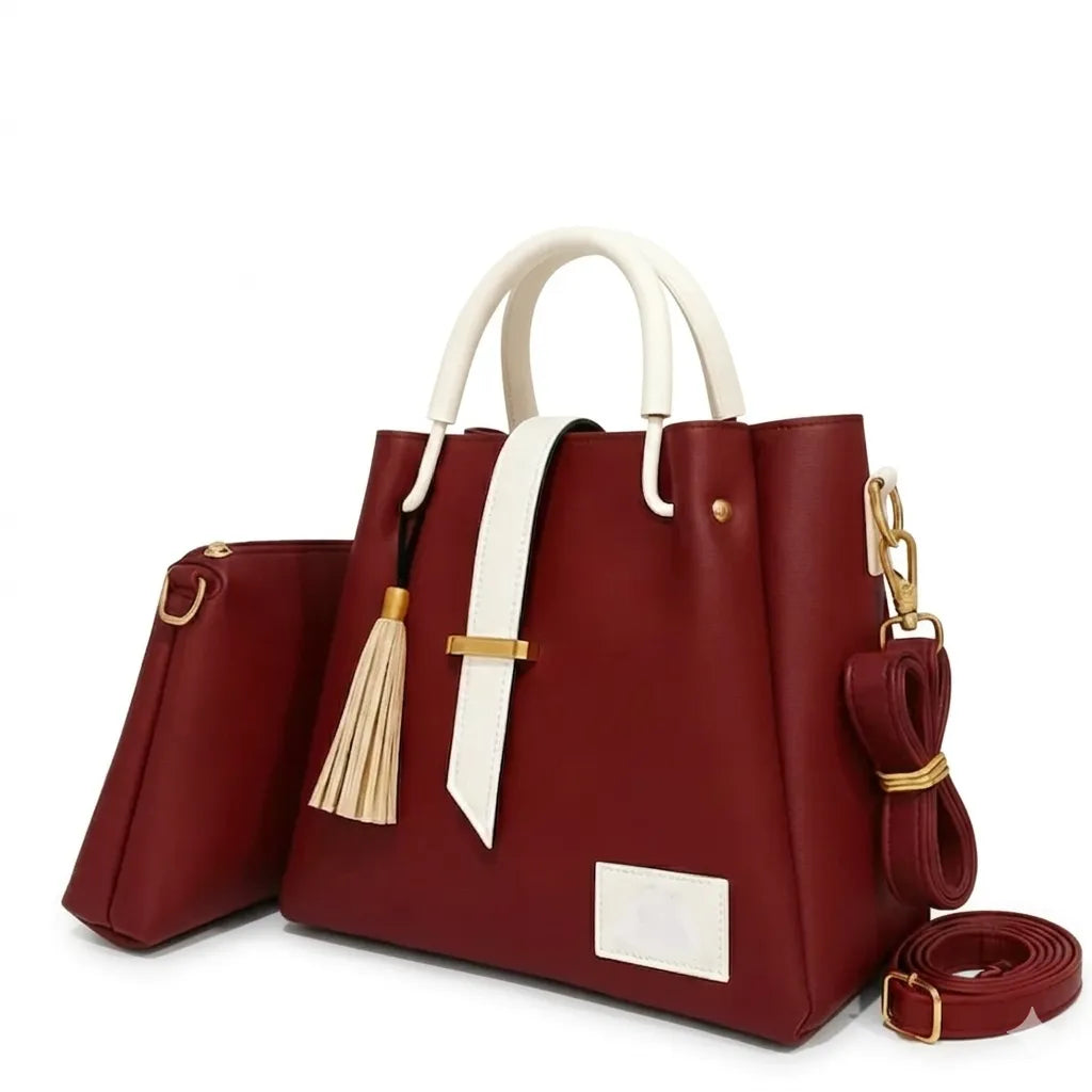 Luxury Women’s Tote Bag with Long Strap (HSB-1017)