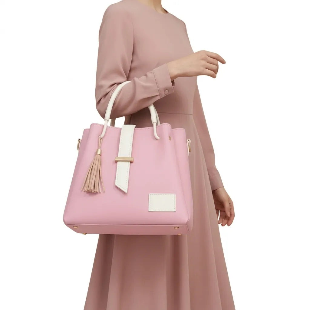 Luxury Women’s Tote Bag with Long Strap (HSB-1017)