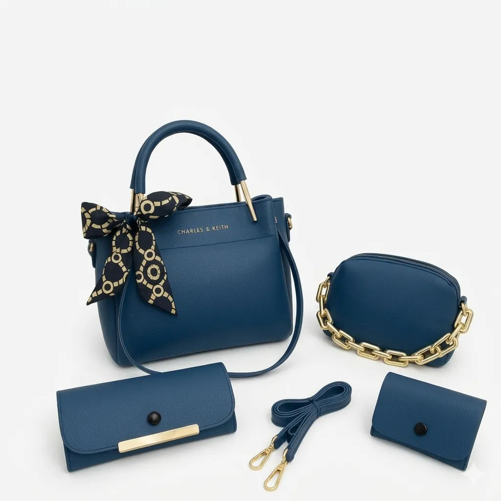 Luxury Women’s Handbag 5-Piece Set (HSB-1012)