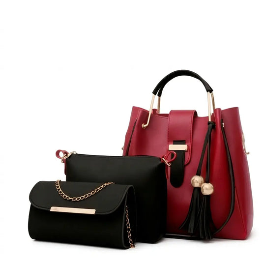Luxury Women’s Handbag 3-Piece Set (HSB-1003)