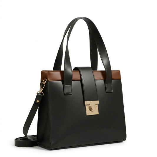 Luxury Women’s Tote Bag with Shoulder Strap 2-Pieces Set (HSB-1005)