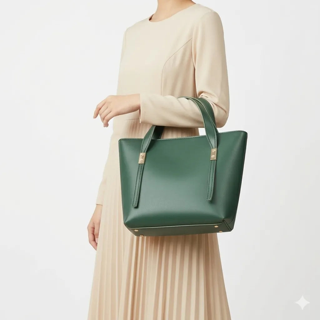 Women's Minimalist Tote Bag 3-Piece Set (B4U-1015)