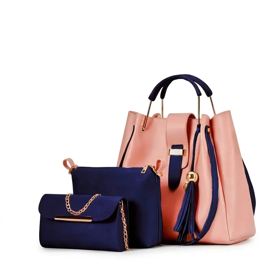 Luxury Women’s Handbag 3-Piece Set (HSB-1003)