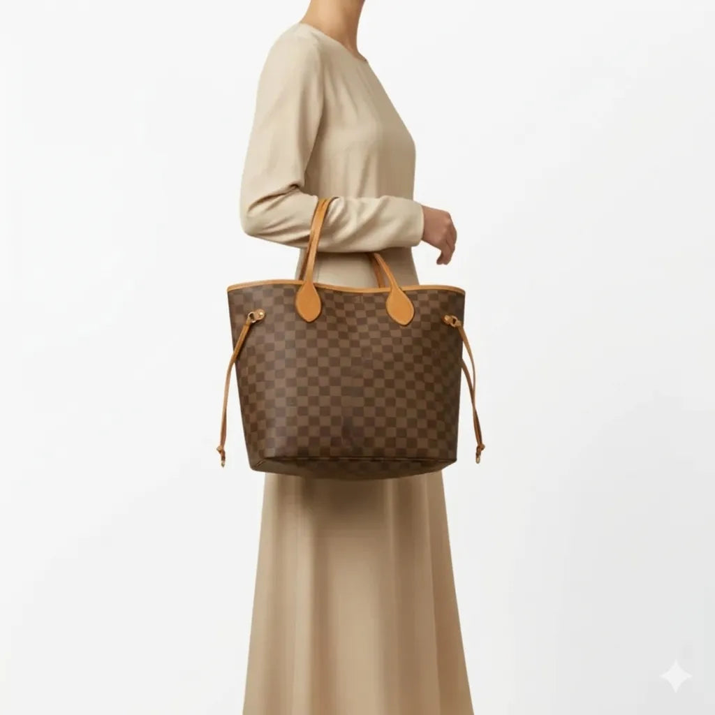 Classic Checkered Tote Bag (B4U-1004)