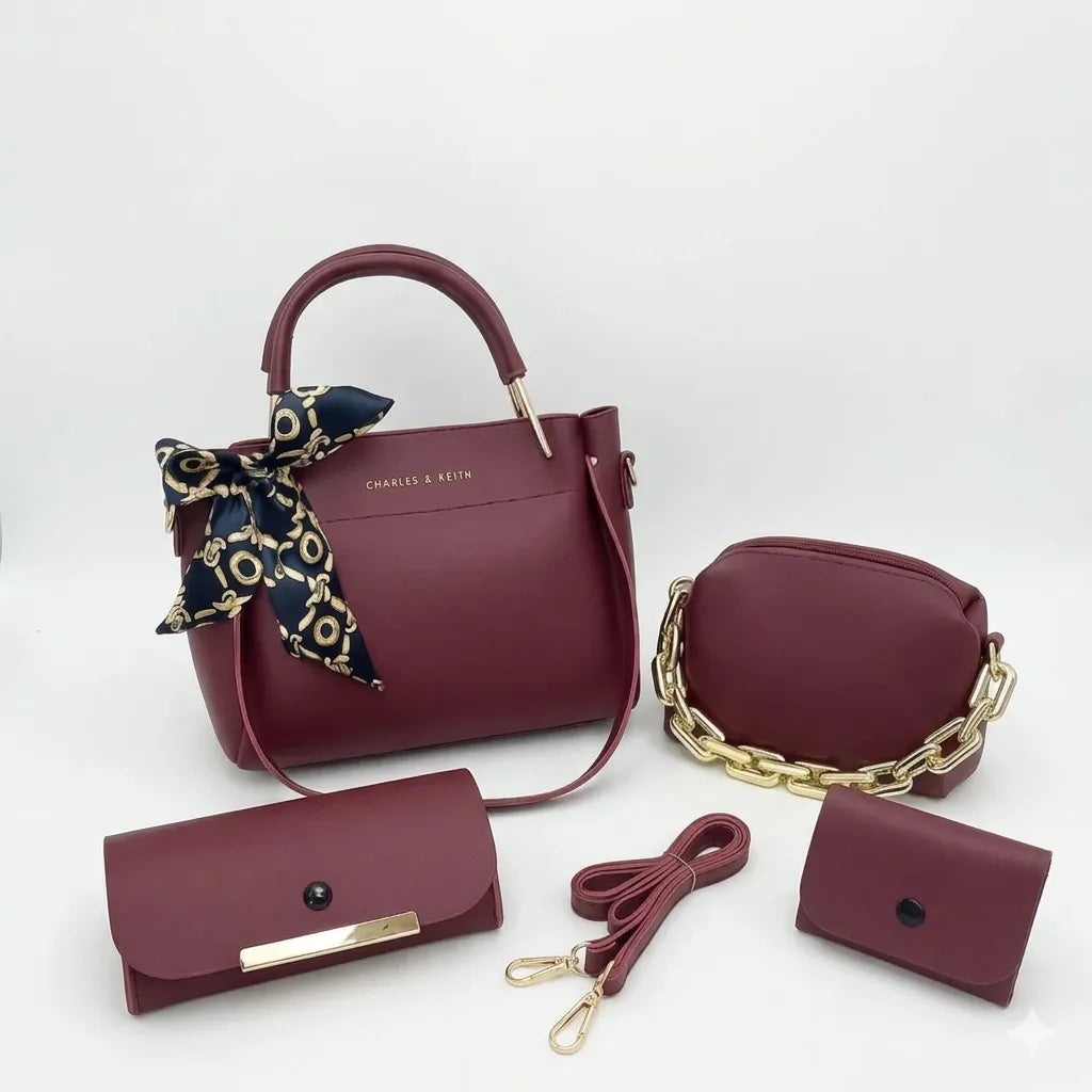 Luxury Women’s Handbag 5-Piece Set (HSB-1012)