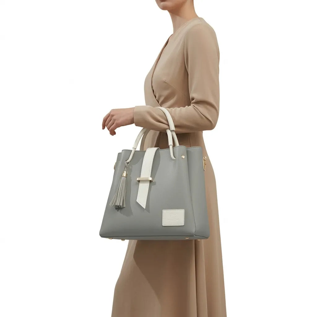 Luxury Women’s Tote Bag with Long Strap (HSB-1017)