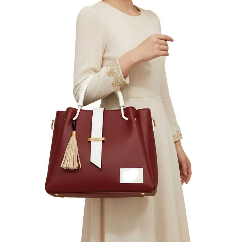 Luxury Women’s Tote Bag with Long Strap (HSB-1017)