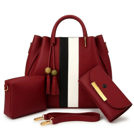 Luxury Women's Handbag 3-Pieces Set (HSB-1009)