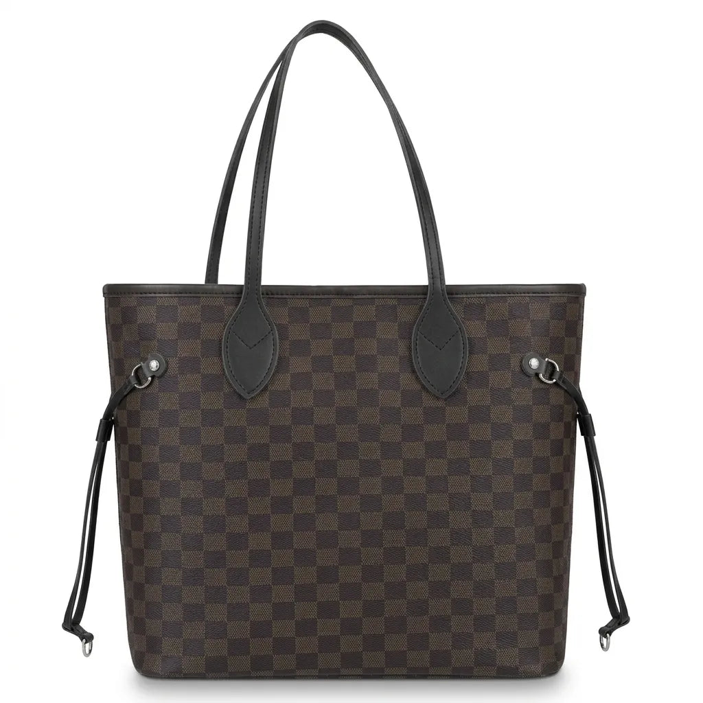 Classic Checkered Tote Bag (B4U-1004)