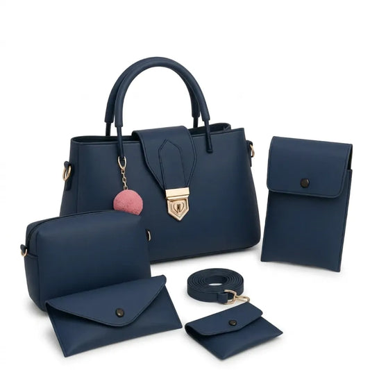Women’s Luxury Handbag 5-Pieces Set (HSB-1010)