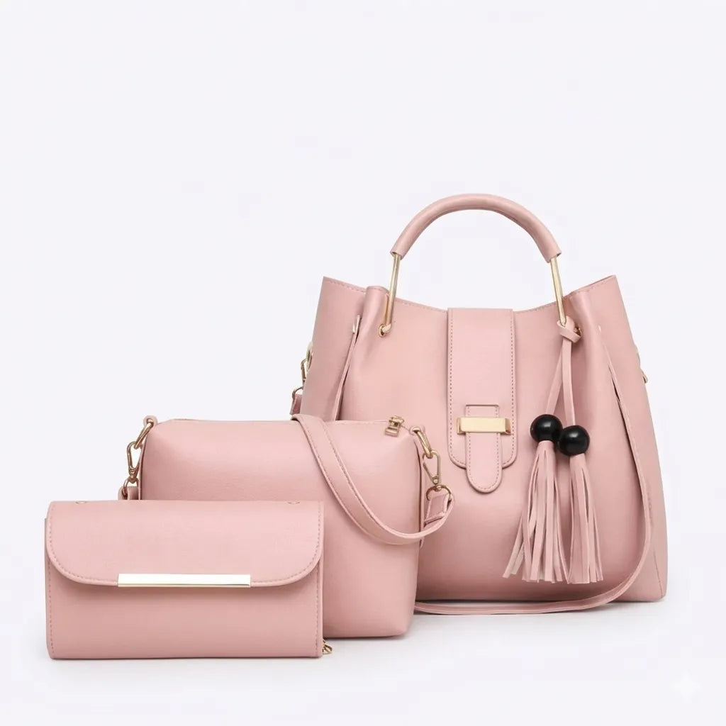 Women’s Handbag 3-Pieces Set (B4U-1016)