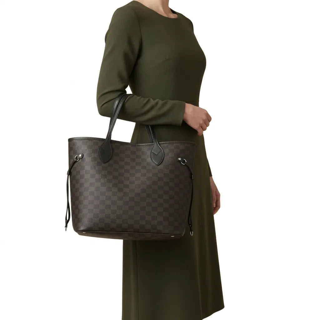 Classic Checkered Tote Bag (B4U-1004)
