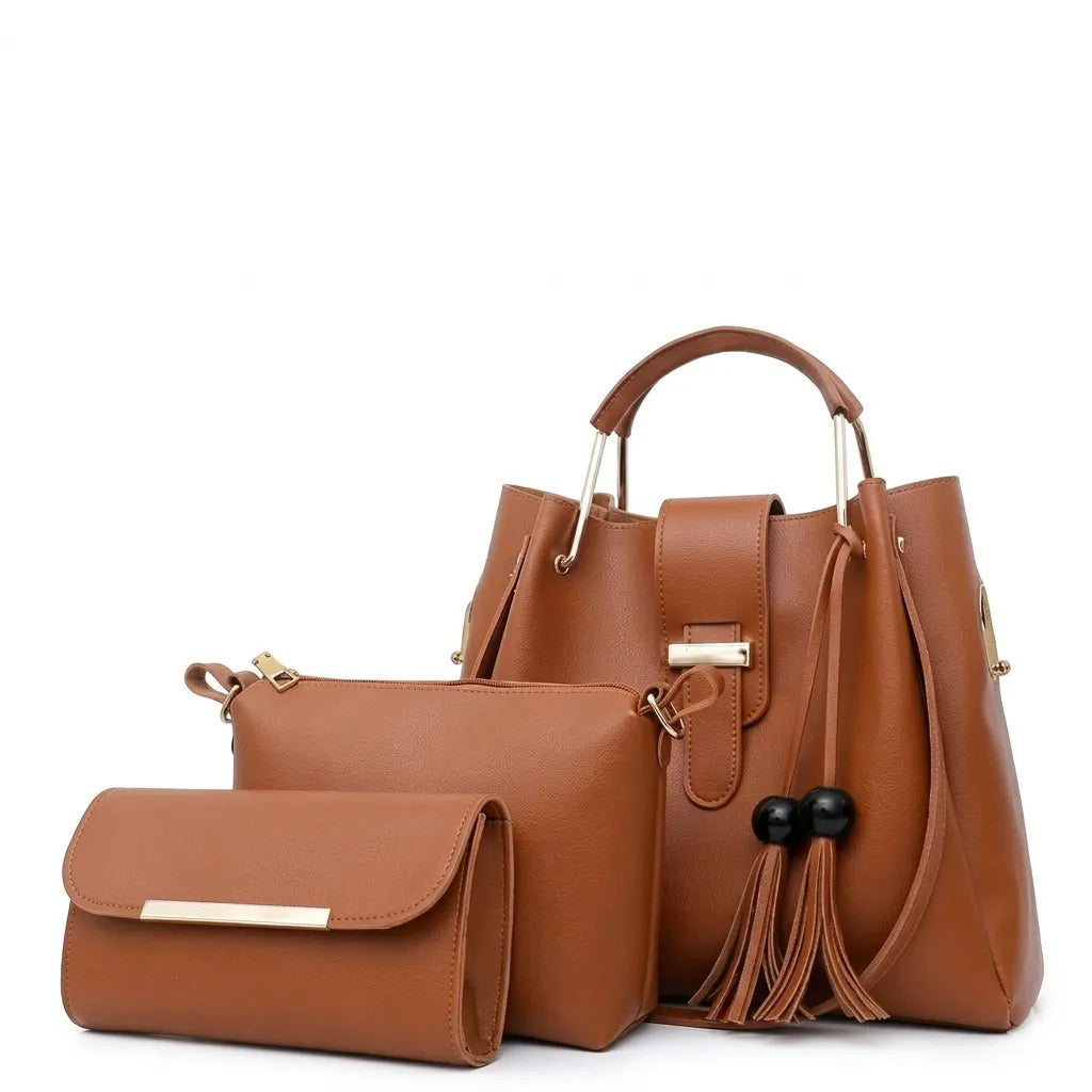 Women’s Handbag 3-Pieces Set (B4U-1016)