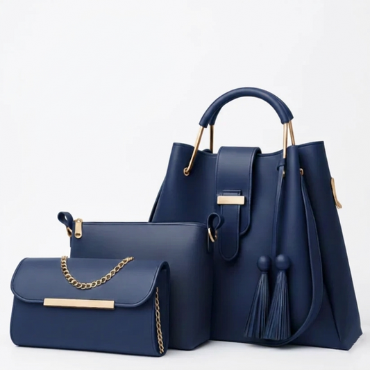 Elegant Women’s Handbag 3-Pieces Set (HSB-1015)